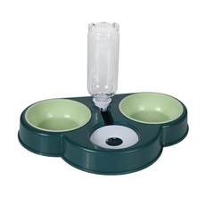 Kkakao 寵物雲朵造型可愛餐碗 GH72_RD_505, 1個, 綠色