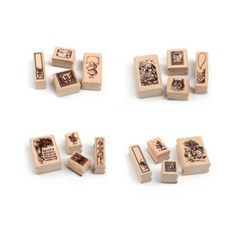 mazing choice 復古印章組 4款, 1套