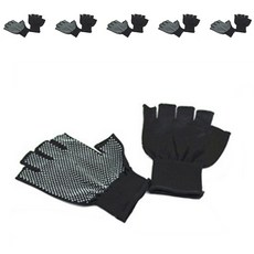 所有良品防滑運動手套雙手 6組, 混合顏色