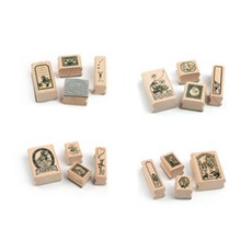 Amazing Choice 復古愛麗絲桃樂絲系列木製印章4款套組 Dorothy Series, 1套