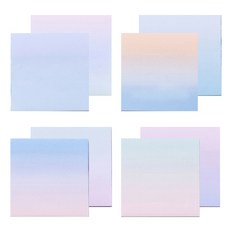 漸變便籤紙一套 8, 1套, 混合顏色