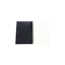 올마티 복고 스크랩북 DIY 앨범 32K, 블랙(표지), 백도림(페이지), 50매