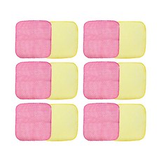 Nice&Touch 無刮痕圓形縫製網紗菜瓜布 12入組 隨機出貨 30 x 30 cm, 1套