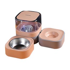 Ire寵物飲水綜合餐具 GH82_RD_321, 1個, 粉色的