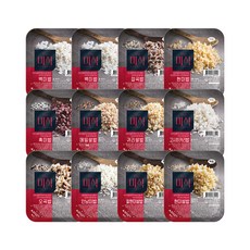 Harim 即食米飯 白米飯 2入+紫米飯+雜糧飯+蕎麥飯+燕麥飯+海苔飯+糙米飯+白米飯+糯米飯+糙米飯+五穀飯組, 1組