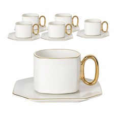 MARJA KURKI 1976羅馬咖啡杯 6件組, 象牙, 1套