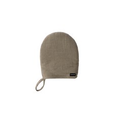 ssueim 素色亞麻廚房隔熱手套, 1個, 摩卡