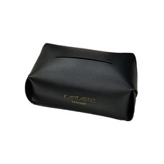 JCP 懸掛式多功能時尚面紙套, 黑色, 1入