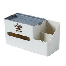 JCP 簡約玫瑰儲物面紙盒, 白色, 1個