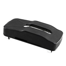 JCP 車用多功能卡片面紙盒, 黑色, 1個