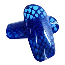 透明足球護腿套, 藍色