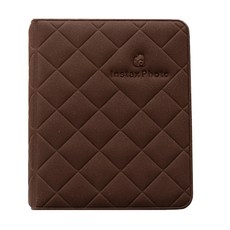 Lifefit 馬卡龍小卡活頁夾 拍立得相簿, 棕色, 36張