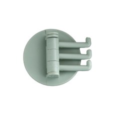 居家生活細節 黏貼式掛鉤衣架, 綠色, 1個