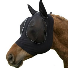 Nessie 馬用防蠅面罩, 1個, 黑色