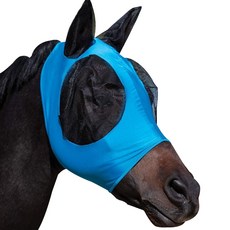 Nessie 馬用防蠅面罩, 1個, 藍色