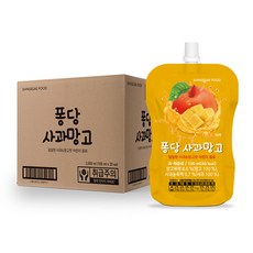 신세계푸드 퐁당 사과망고맛 음료, 100ml, 20개