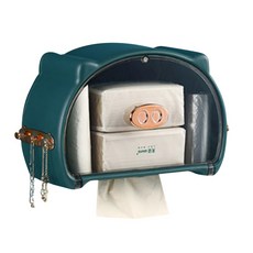 JCP 豬鼻子掛式面紙盒, 1個, 綠色