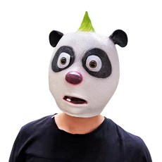 Darnina 派對服裝動物面具熊貓, 混合顏色, 1個