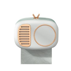 JCP 居家裝飾復古面紙盒, 1個, 白色