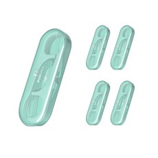 대교미소 휴대용 치실 그린, 10개입, 5개