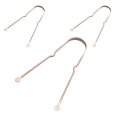 生活所談 不鏽鋼U形舌苔清潔器, 3個