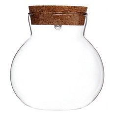 Tree 마리모 키우기 LED 코르크 유리병, 혼합색상, 1개