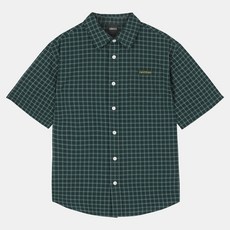 USALL 男童格紋短袖襯衫 ULYC20403