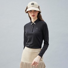 DAKS (DAKS) 女款 PREMIUM Logo 圖案素色 Polo 衫