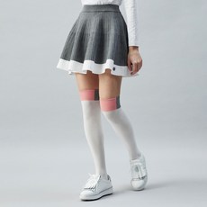 DAKS (DAKS) 女用 LONDON LIFE 開襟衫套裝針織喇叭裙