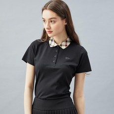 DAKS Golf 女式暢銷格紋純色 PQ Polo T恤
