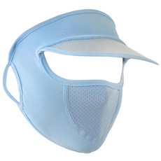 防曬面罩, 藍色, 1個