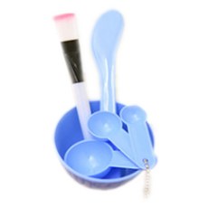 DIY面膜工具組 天空藍 4入, 1套