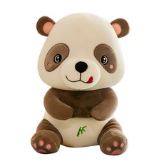 해솔 대나무 빅사이즈 판다 인형, 브라운, 1개