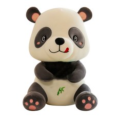 해솔 대나무 빅사이즈 판다 인형, 블랙, 1개