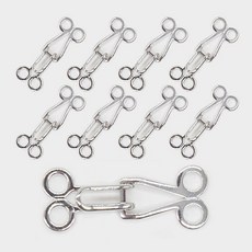 褲子 裙子 搭扣 掛鉤 鉤子 27號 小號, 9個, 鎳