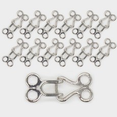 褲子 裙子 鉤扣 掛鉤 三角 3號, 鎳, 13個