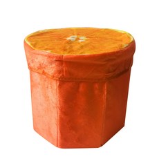 Sweet Joy 折疊式收納椅凳 橘色, 混色, 1個