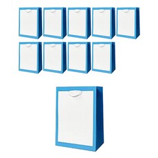 DARUMEE 高級框架購物袋 10入, 03 藍色