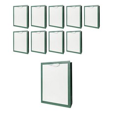 다루미 고급 프레임 쇼핑백 10p, 02 그린