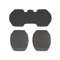 순잠 에어 쿨링 자동차 앞좌석용 1인 방석 2p + 뒷좌석 방석 세트, 그레이, 1세트