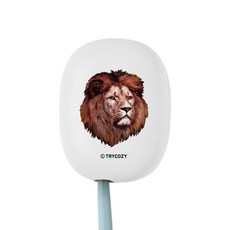 트라이코지 애니멀킹덤 LED 미니 휴대용 칫솔기, STB-022, 사자