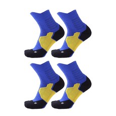 女款防滑籃球運動短襪 2雙, 05藍色