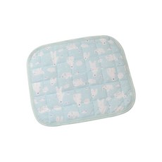 반려동물 올하이 귀여운 아이스 패드 쿨매트, 02 녹색 백곰, 1개