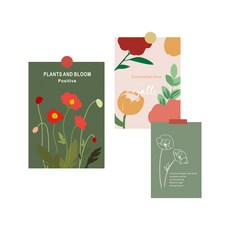 I &amp; Emotional Interior 明信片 3 件套, 1套, A型