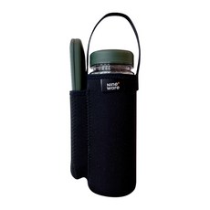 Nineware 便攜瓶勺組, 瓶子+勺子+筷子+盒子+小袋子, 綠色