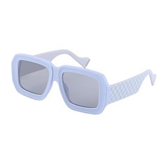 Ando Party 大型鏡框太陽眼鏡, 藍色, 1個