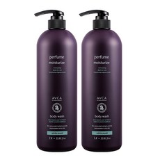 AVCA 香氛沐浴乳 白麝香, 1L, 2個