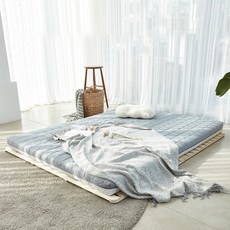 로미홈 9존 토퍼 매트리스, 멜란지그레이, 15cm