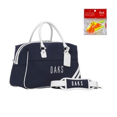 DAKS 女士超薄輕便波士頓包 DKBB-025L + Maya 高爾夫 T 恤套組, 海軍藍（波士頓包）