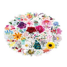 正月娜娜 筆電行李箱 DIY 裝飾貼紙 50款套組, 1套, 款式 04